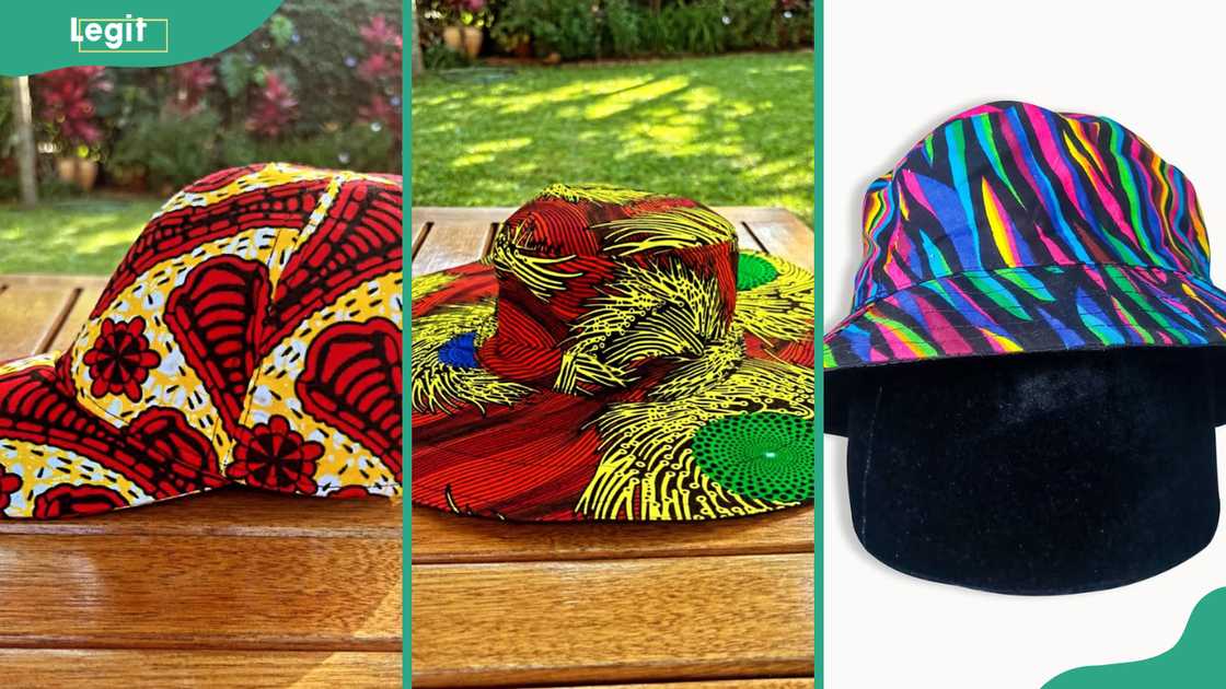 Printed fabric hats