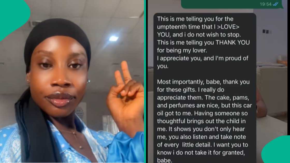 The man responded with an appreciative note. The man responded with an appreciative note.