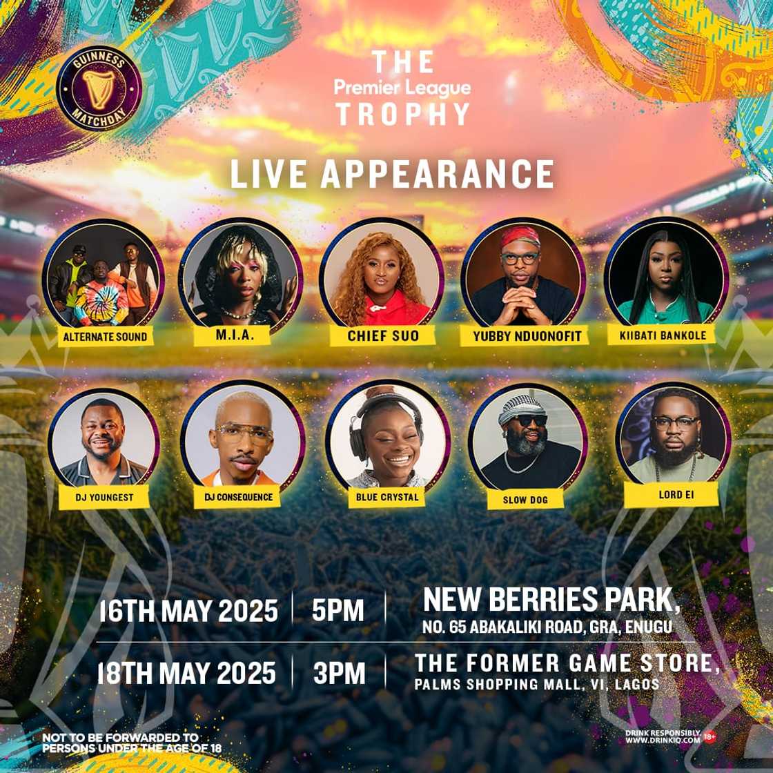 Guinness Brings Premier League™ Trophy to Nigeria - Here’s Why Fans Are Excited Guinness Brings Premier League™ Trophy to Nigeria - Here’s Why Fans Are Excited