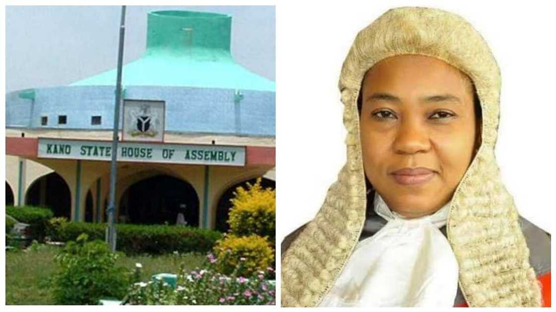 Majalisa ta tabbatar naɗin mai shari'a Dije Aboki. Majalisa ta tabbatar naɗin mai shari'a Dije Aboki.