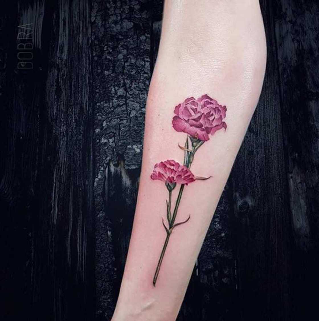 Carnation tattoo