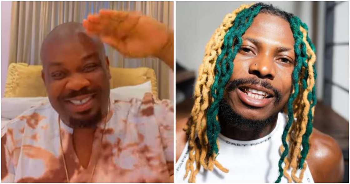 Photos of Don Jazzy and singer Asake Photos of Don Jazzy and singer Asake