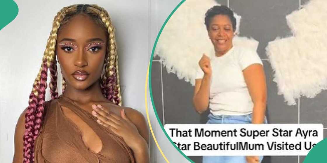 Singer Ayra Starr and her mum Singer Ayra Starr and her mum