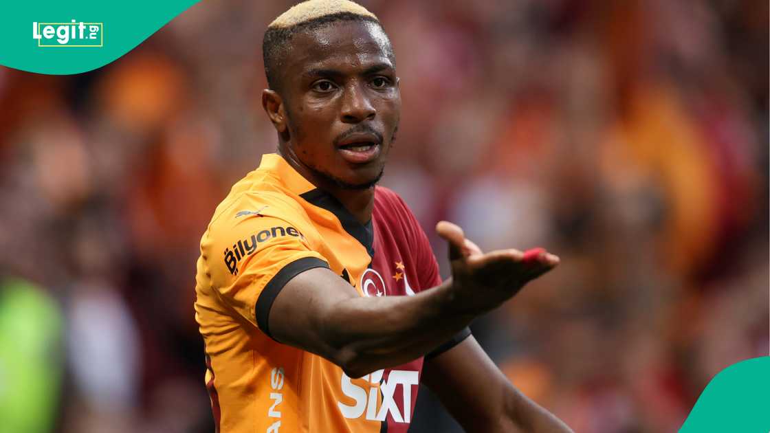 Victor Osimhen, Galatasaray, Kayserispor, Rams Park, Istanbul, Turkiye, Super Lig. Victor Osimhen, Galatasaray, Kayserispor, Rams Park, Istanbul, Turkiye, Super Lig.