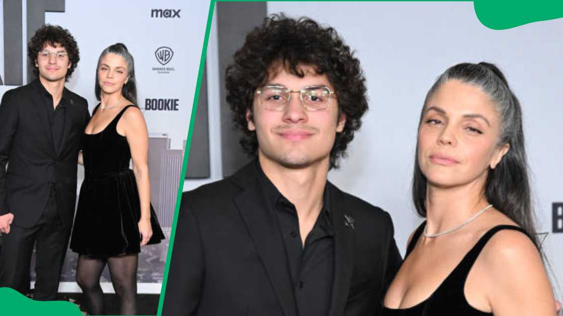 Vanessa Ferlito and her son Vince Ferlito.