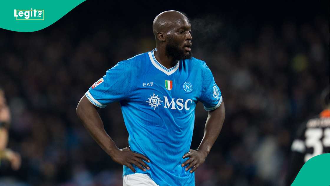 Romelu Lukaku, Napoli, Como, Serie A, Coppa Italia. Romelu Lukaku, Napoli, Como, Serie A, Coppa Italia.