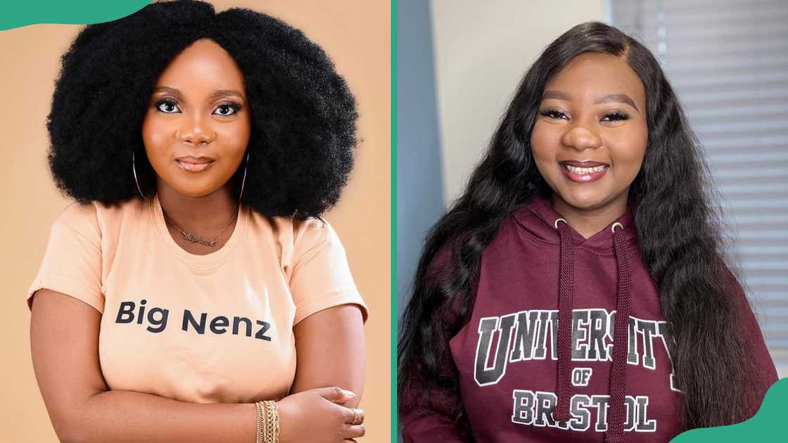 Big Nenz smiles as she poses for solo pictures. Big Nenz smiles as she poses for solo pictures.