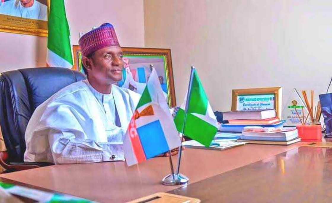 Mai Mala Buni did add Anambra to the list of the opposition states captured. Mai Mala Buni did add Anambra to the list of the opposition states captured.