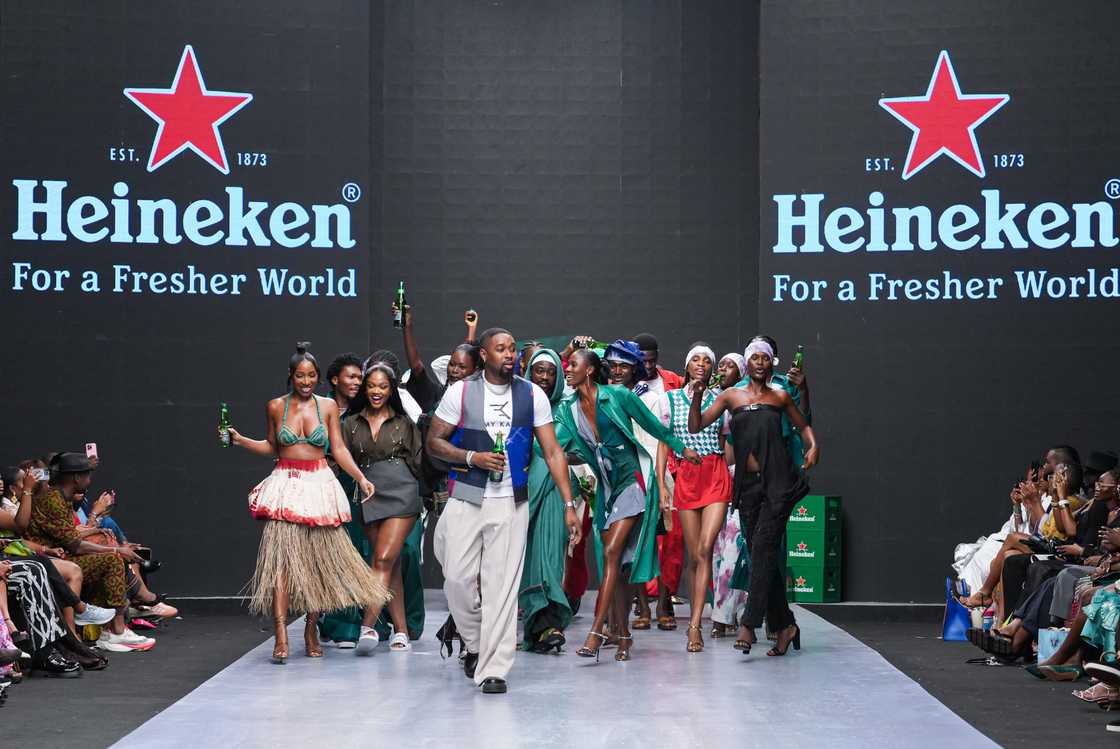 Heineken Launches the 45cl Bottle and 45 Collection at Lagos Fashion Week Heineken Launches the 45cl Bottle and 45 Collection at Lagos Fashion Week