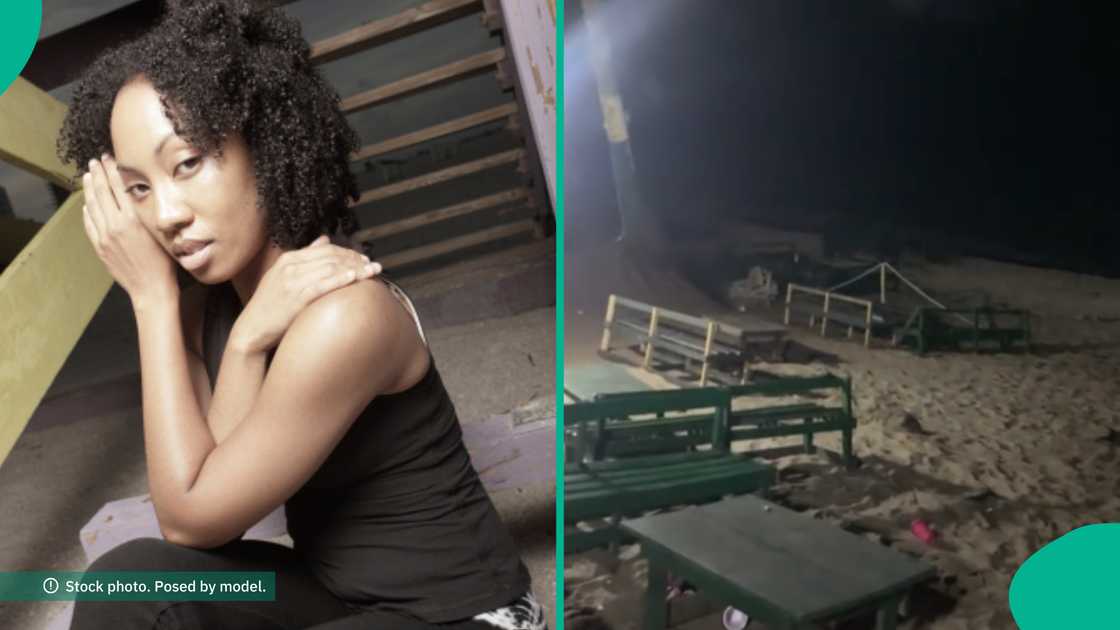 Lady who was at Lagos beach by 1:30am shares scary experience Lady who was at Lagos beach by 1:30am shares scary experience