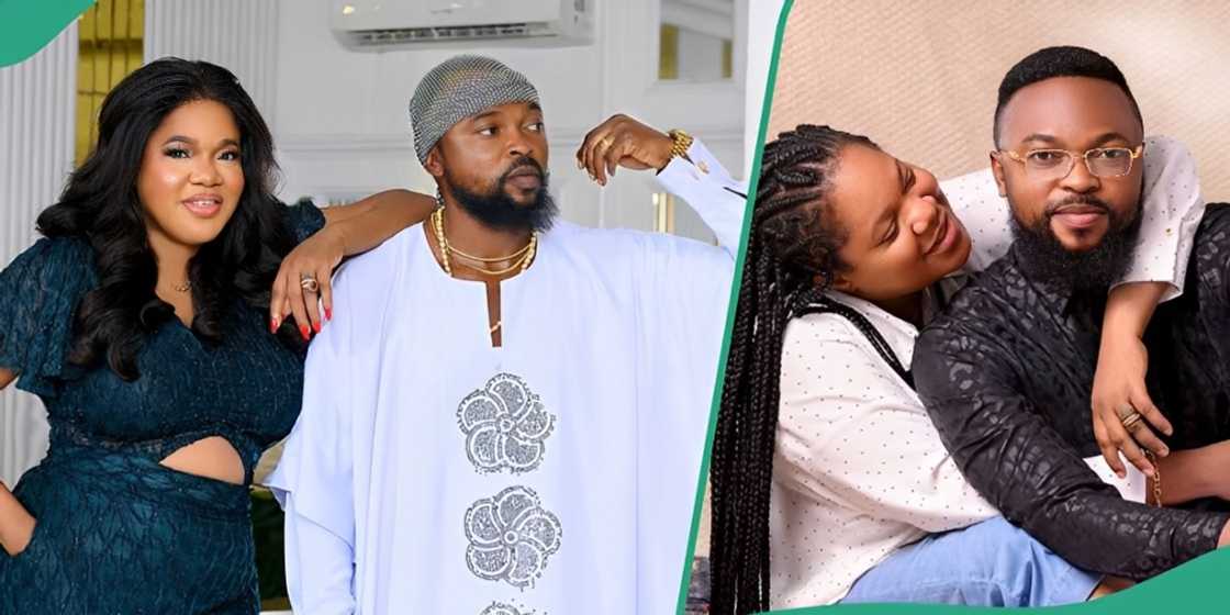 Toyin Abraham and Kolawole Ajeyemi spotted together at her music concert. Toyin Abraham and Kolawole Ajeyemi spotted together at her music concert.