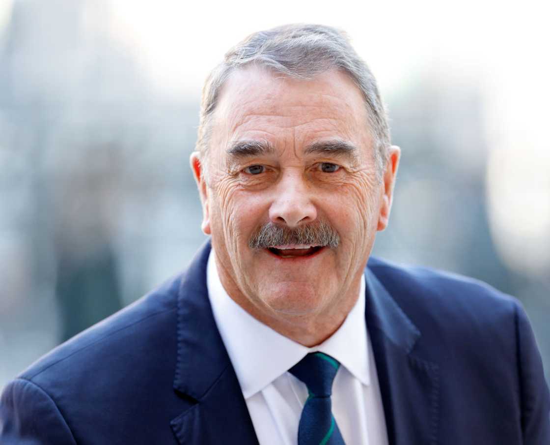Nigel Mansell attends a Service of Thanksgiving in London, England Nigel Mansell attends a Service of Thanksgiving in London, England