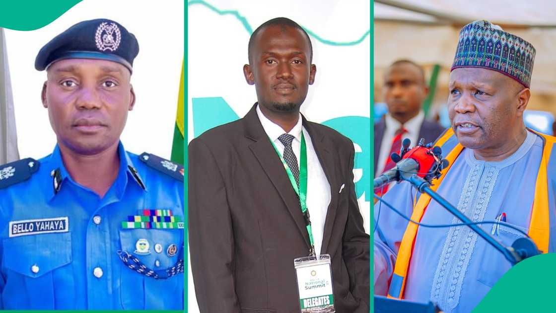 Kwamishinan 'yan sandan Gombe, lauyan da ya shigar da kara da gwamnan jihar Kwamishinan 'yan sandan Gombe, lauyan da ya shigar da kara da gwamnan jihar