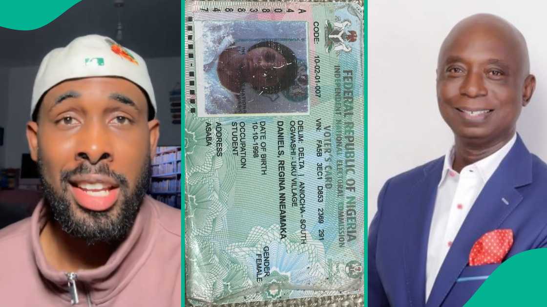 Regina Daniels' voters card trends online. Regina Daniels' voters card trends online.