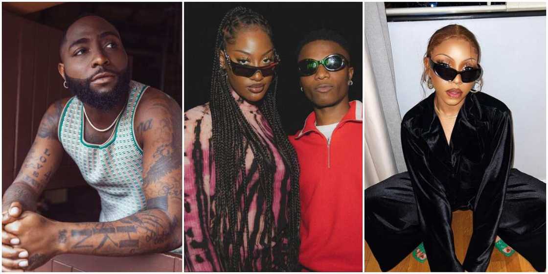 Davido, WIzkid and Tems, Fave Davido, WIzkid and Tems, Fave