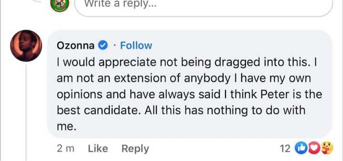 Dan gwamna Soludo ya saba da ra'ayin mahaifinsa kan Peter Obi Dan gwamna Soludo ya saba da ra'ayin mahaifinsa kan Peter Obi