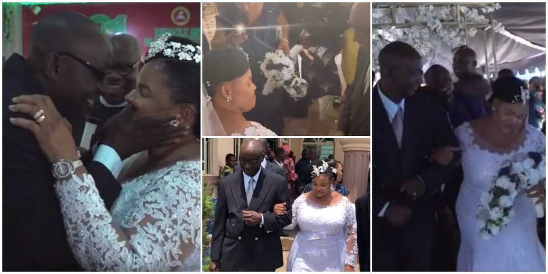 57-year-old female Nigerian pastor ties the knot with her man in beautiful video 57-year-old female Nigerian pastor ties the knot with her man in beautiful video