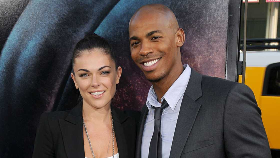Mehcad Brooks and Serinda Swan in Hollywood, California. Mehcad Brooks and Serinda Swan in Hollywood, California.