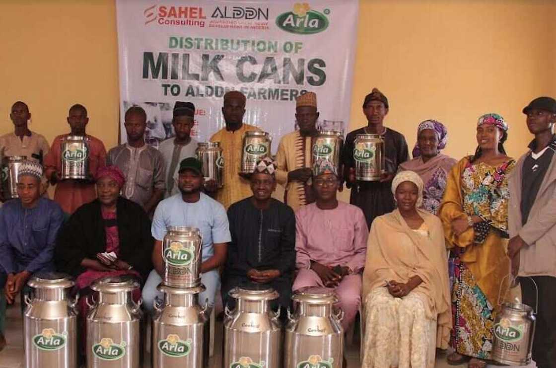 Local Dairy Farmers Excited, as Arla Foods Distributes Milk Cans to Improve Nigerian Milk Quality Local Dairy Farmers Excited, as Arla Foods Distributes Milk Cans to Improve Nigerian Milk Quality