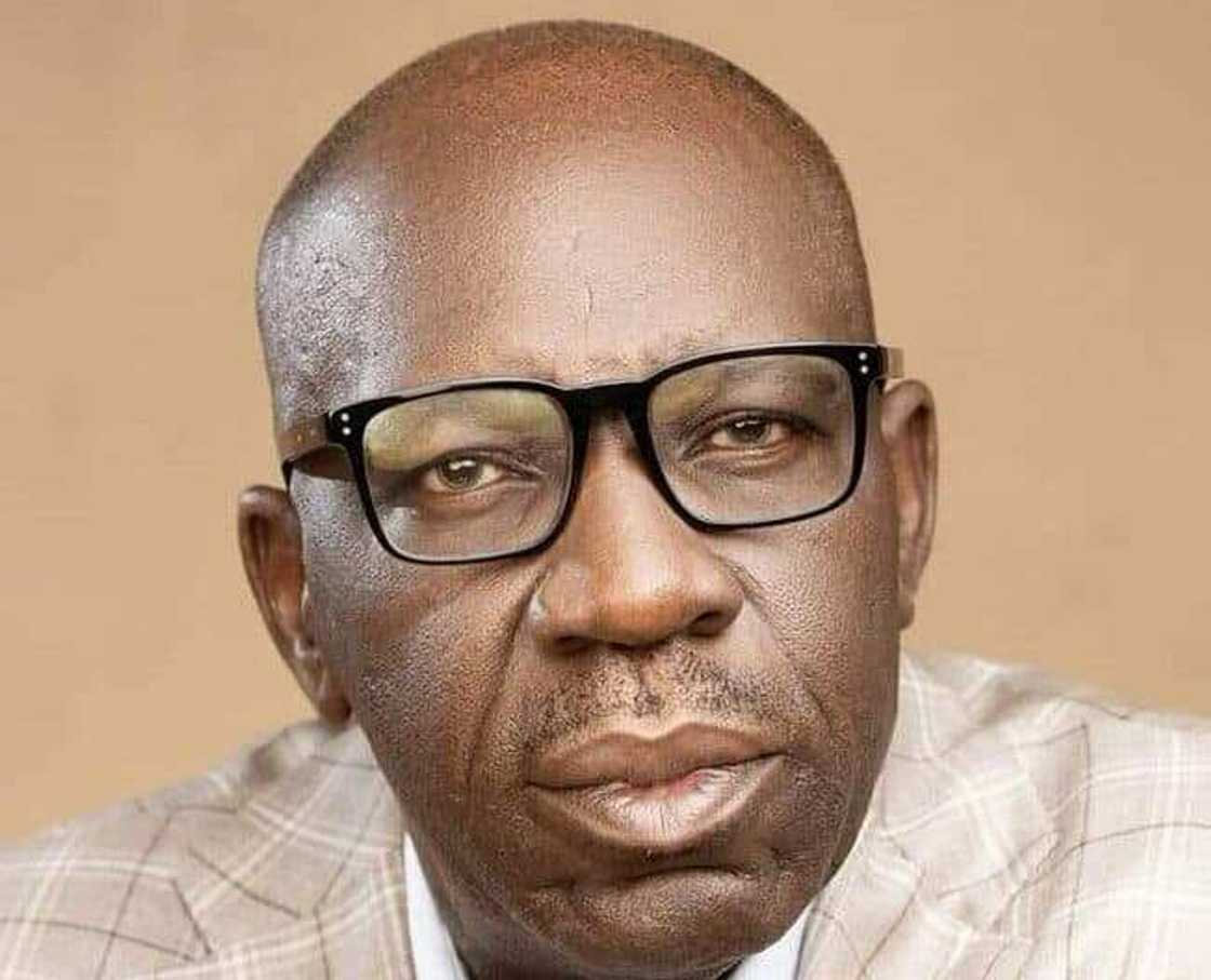 Gwamnan Edo, Godwin Obaseki. Gwamnan Edo, Godwin Obaseki.