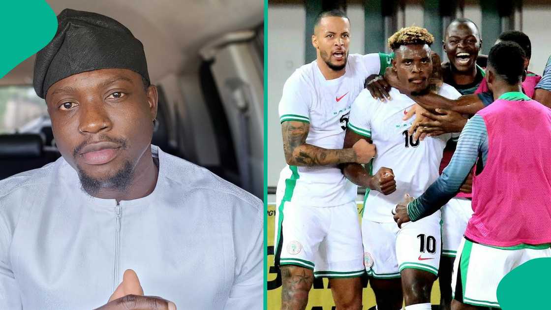 Verydarkman reacts to reports of Super Eagles being stranded in Libya.