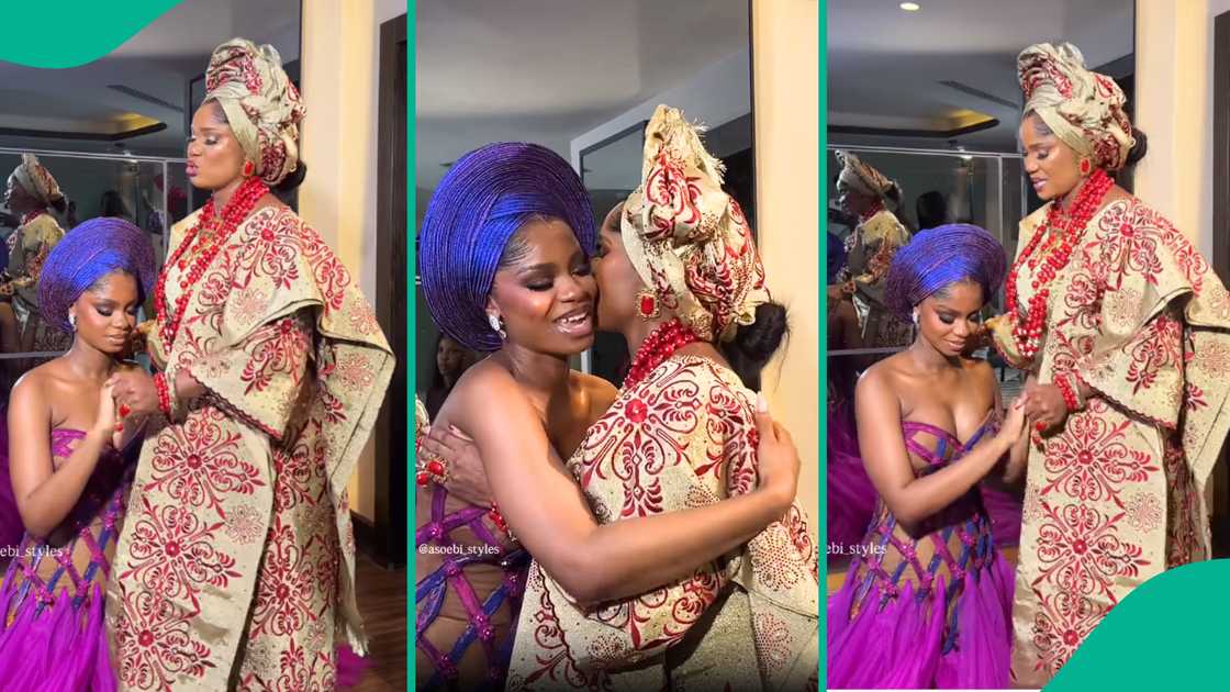 JP2025: Iyabo Ojo prays for her daughter Priscy on her wedding day. JP2025: Iyabo Ojo prays for her daughter Priscy on her wedding day.