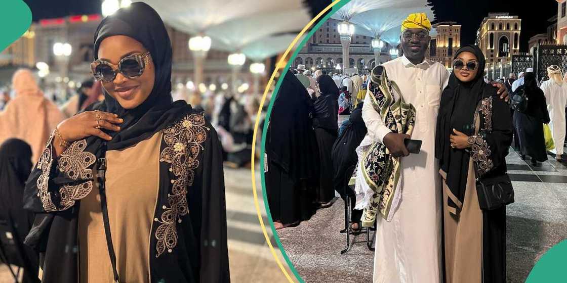 Ramadan: Mercy Aigbe and husband traval for Umrah, share photos. Ramadan: Mercy Aigbe and husband traval for Umrah, share photos.