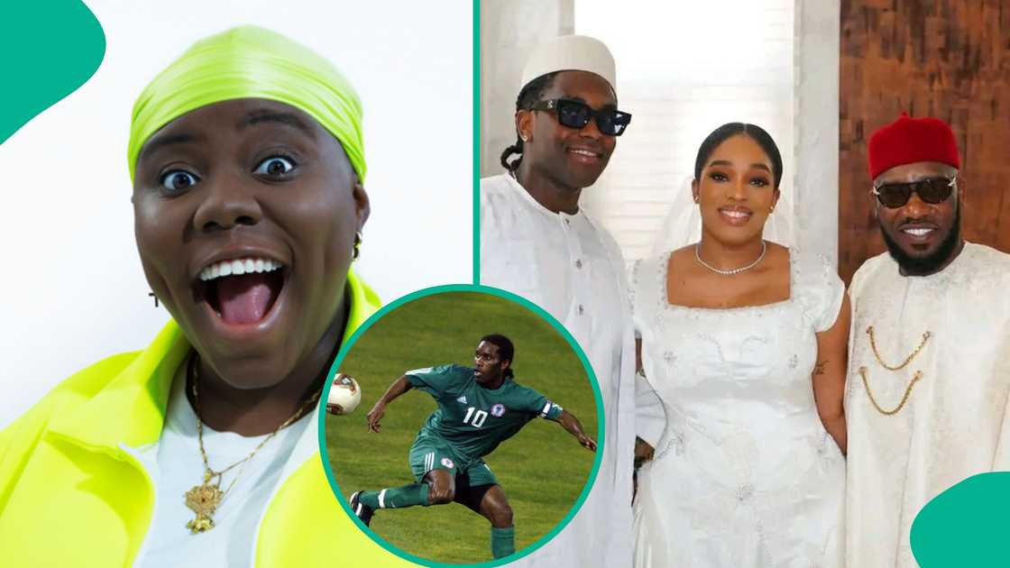 Teni performs at Jay-Jay Okocha's daughter Daniella's wedding.