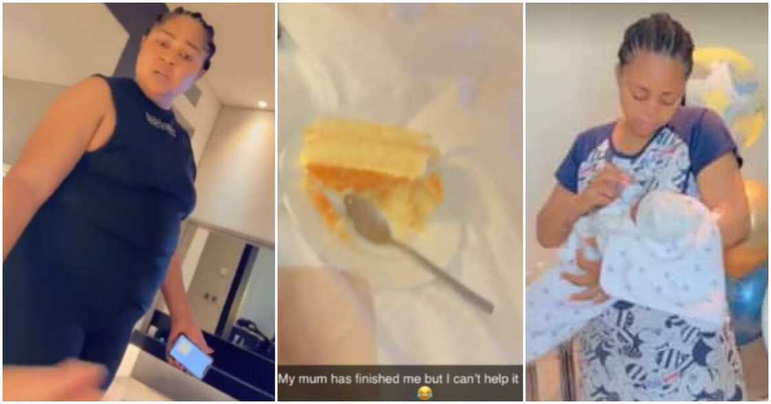 Regina Daniels' mum scolds her Regina Daniels' mum scolds her