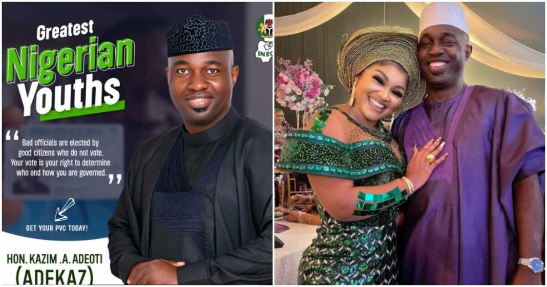 Mercy Aigbe shares hubby's posters Mercy Aigbe shares hubby's posters