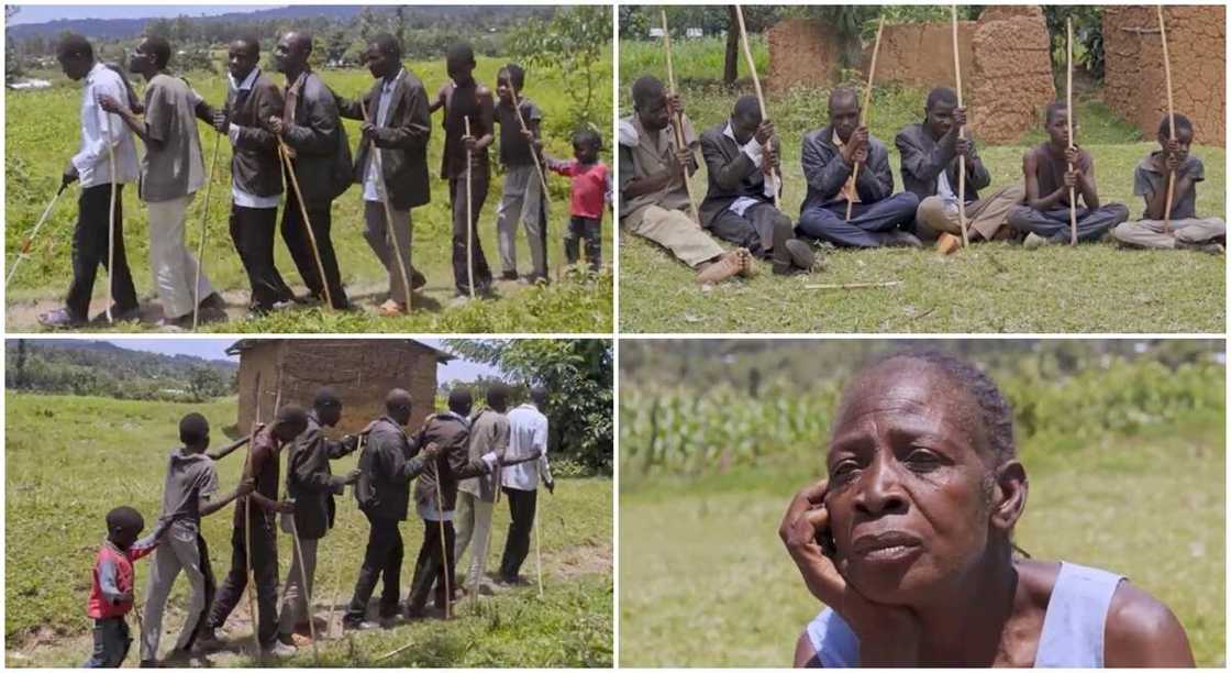 Photos of Agnes Nespondi, a Kenyan woman who a mum of 11 blind children.