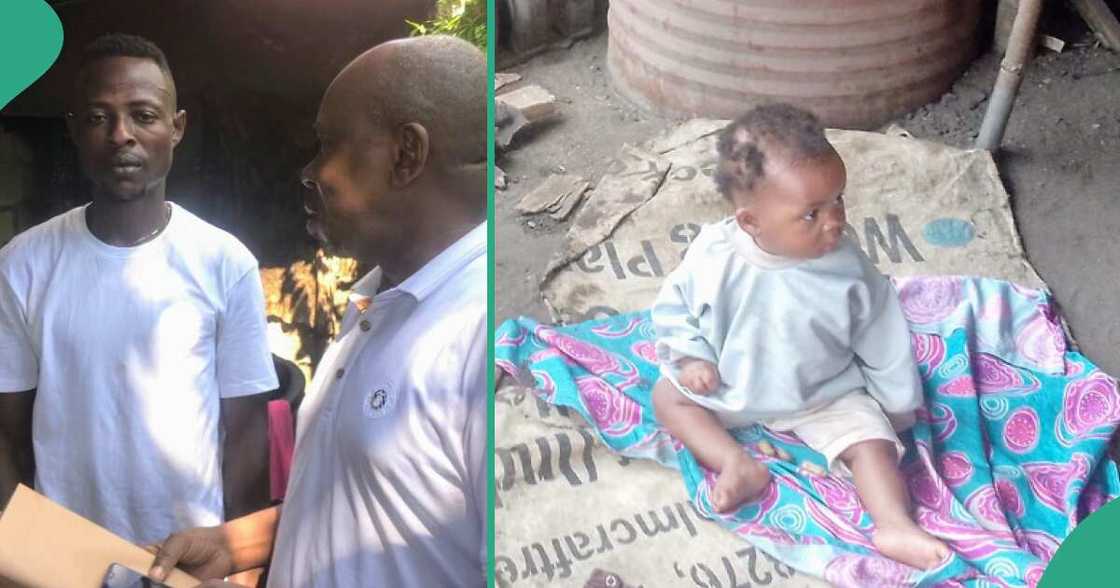 James Emina receives donations from Nigerians. James Emina receives donations from Nigerians.
