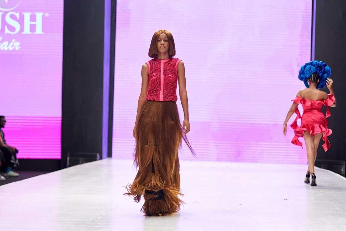 Beyond the Runway: Lush Hair Steals the Spotlight at Lagos Fashion Week's 10th Edition