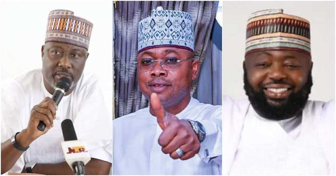 Senator Dino Melaye, Ahmed Usman-Ododo, Adejo Okeme, Labour Party (LP), PDP, APC, Kogi governorship election Senator Dino Melaye, Ahmed Usman-Ododo, Adejo Okeme, Labour Party (LP), PDP, APC, Kogi governorship election