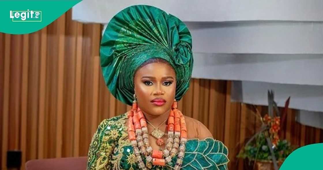Female POS agent celebrates traditional wedding ceremony after getting engaged to her customer.