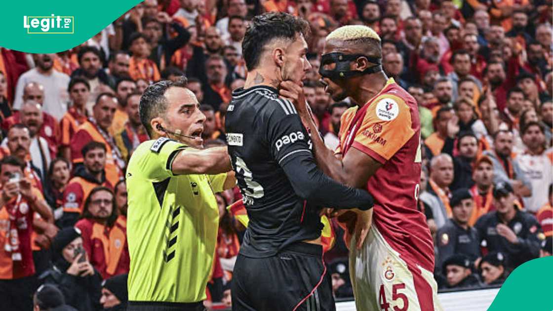 Emirhan Topcu, Victor Osimhen, Galatasaray, Besiktas, Fight, Turkey