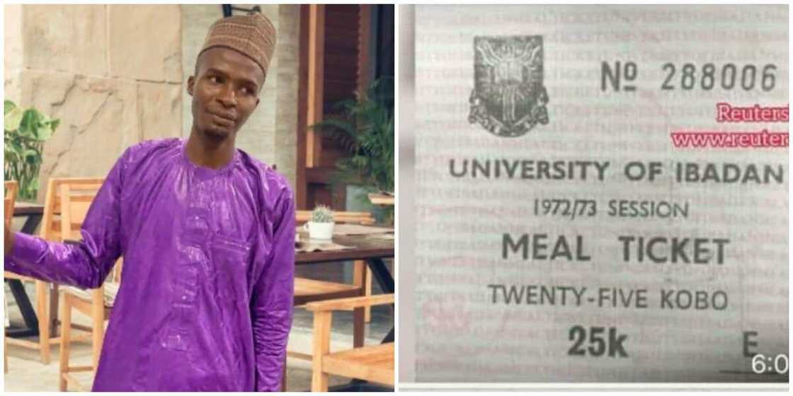 Nigerian Man Stuns the Internet with 1973 Meal Ticket of University of Ibadan when Food Was Sold at 25 Kobo Nigerian Man Stuns the Internet with 1973 Meal Ticket of University of Ibadan when Food Was Sold at 25 Kobo