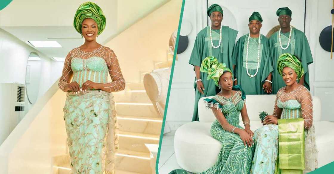 Morenike Makun and her family rock classy attire for her wedding Morenike Makun and her family rock classy attire for her wedding