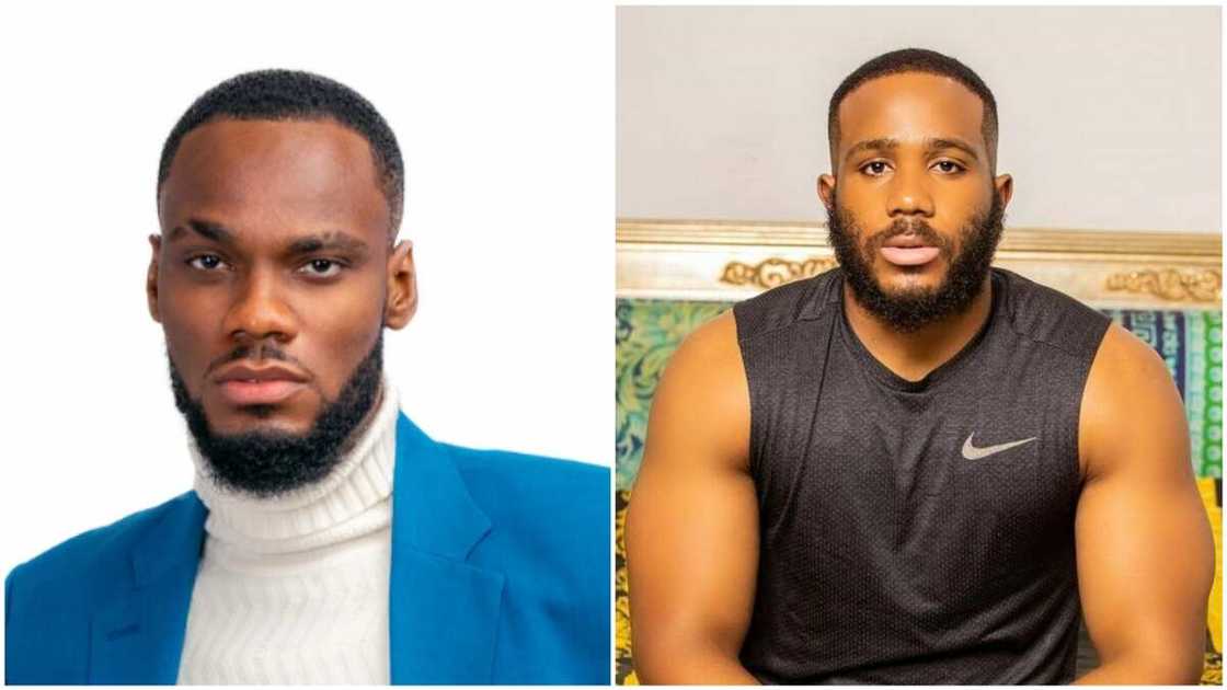 A collage of Prince and Kiddwaya. Photo source: BBNaija A collage of Prince and Kiddwaya. Photo source: BBNaija