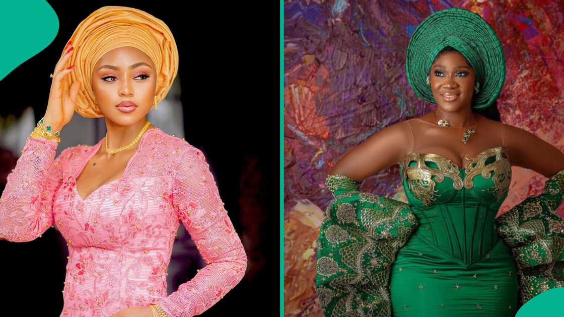 Regina Daniels celebrates Mercy Johnson's 40th birthday.