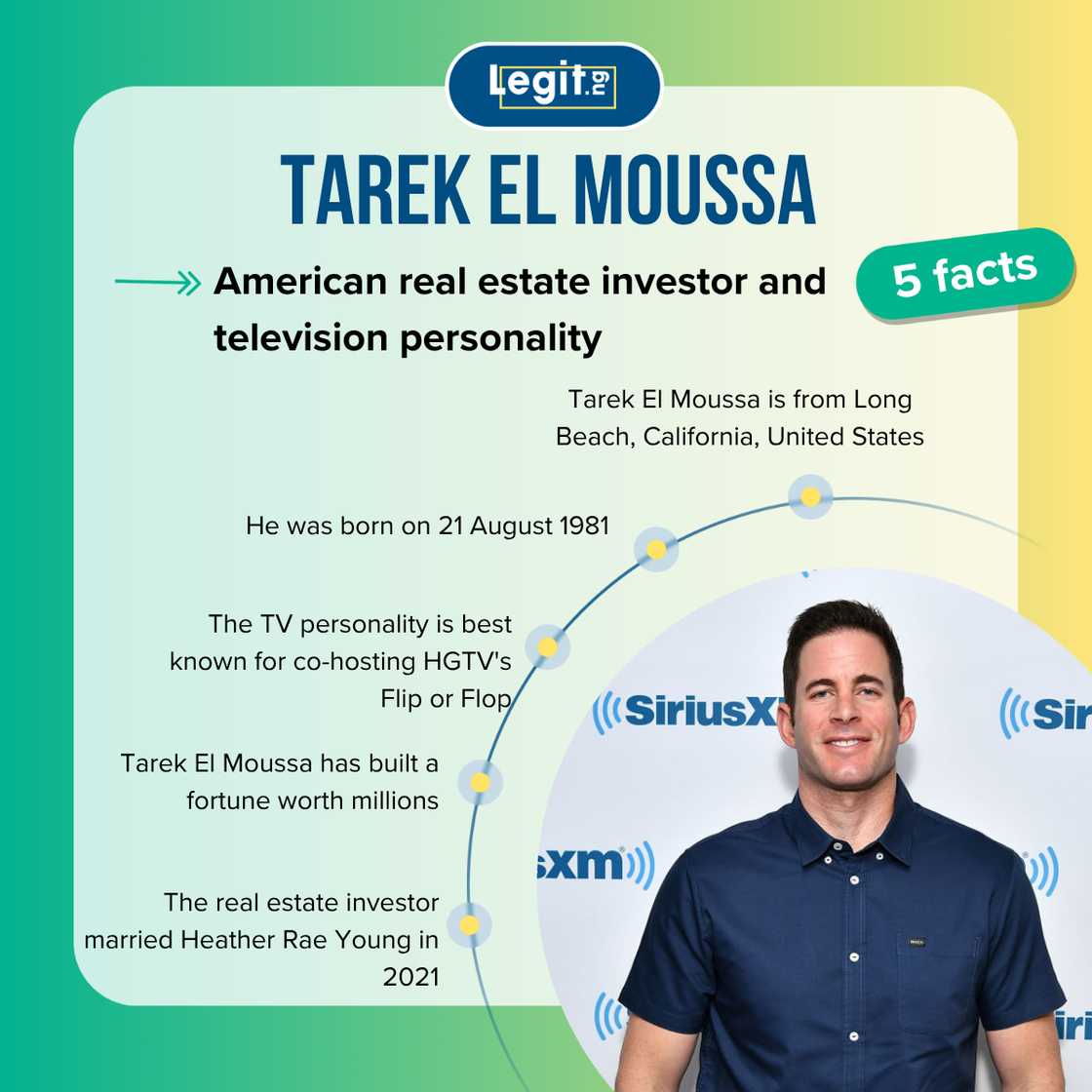 Five fast facts about Tarek El Moussa.