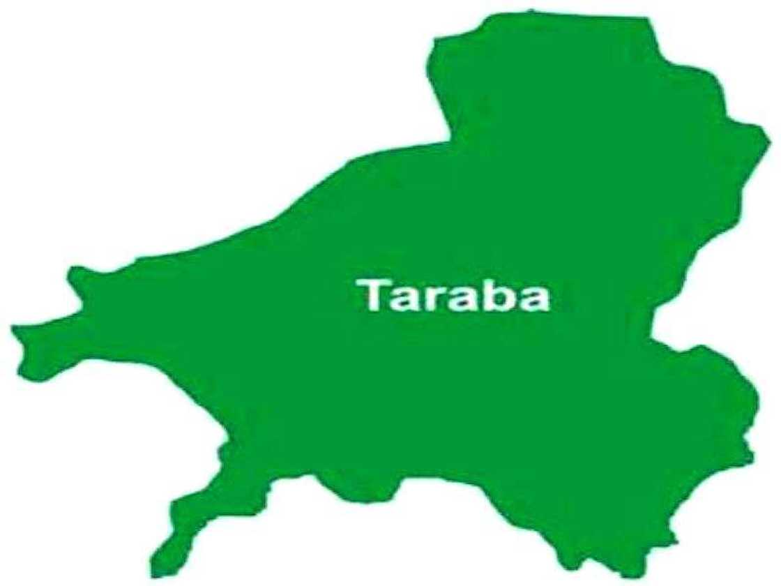 Taswirar jihar Taraba. Taswirar jihar Taraba.