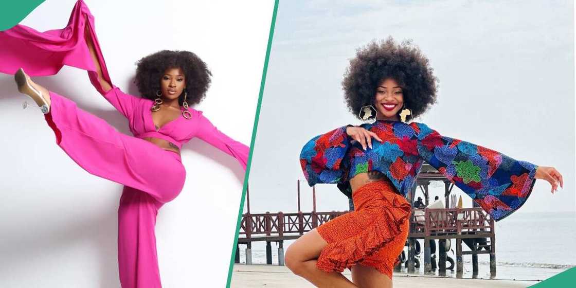 Model Chimaka stuns in lovely outfit Model Chimaka stuns in lovely outfit