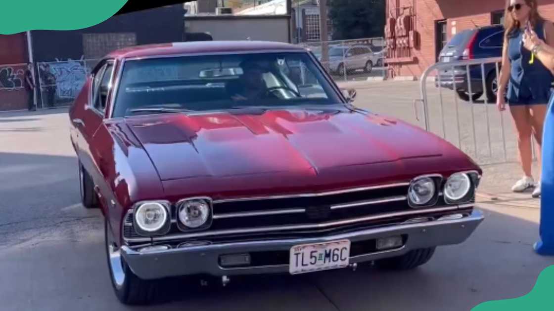 Travis Kelce's 1969 Chevrolet Chevelle 
SS Convertible.