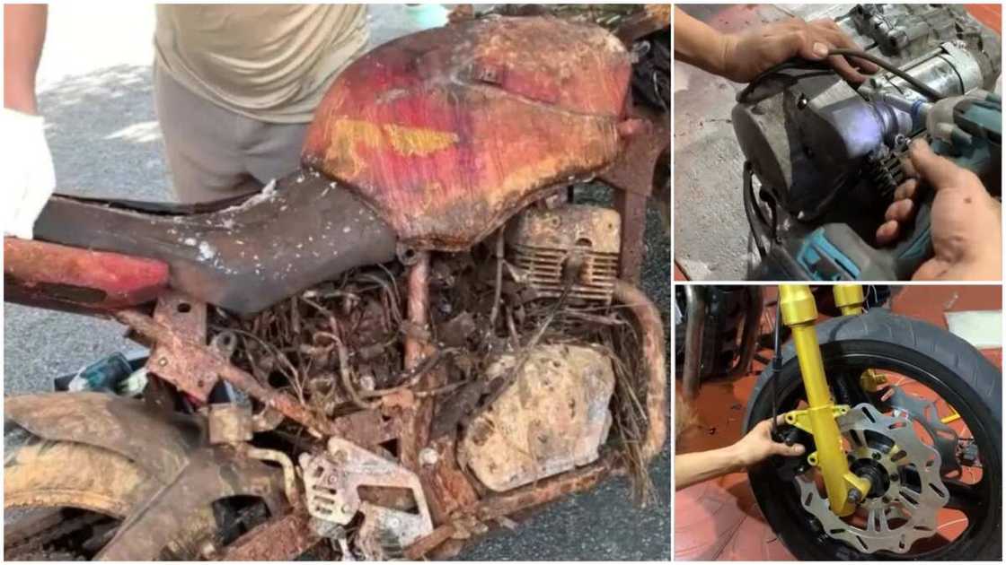 He showed he is a good mechanic. He showed he is a good mechanic.