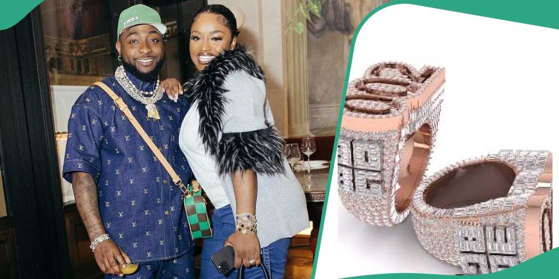 Jeweler confirms Davido bought diamond rings for himself and wife. Jeweler confirms Davido bought diamond rings for himself and wife.