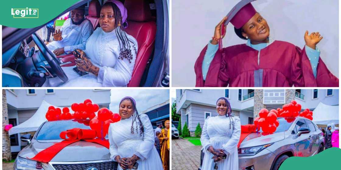 House of Reps representing the Pankshin/Kanke/Kanam federal constituency of Plateau State, Yusuf Gagdi, has gifted his daughter a brand new Lexus RX crossover SUV to celebrate her secondary school graduation and passing 2024 UTME/JAMB. House of Reps representing the Pankshin/Kanke/Kanam federal constituency of Plateau State, Yusuf Gagdi, has gifted his daughter a brand new Lexus RX crossover SUV to celebrate her secondary school graduation and passing 2024 UTME/JAMB.