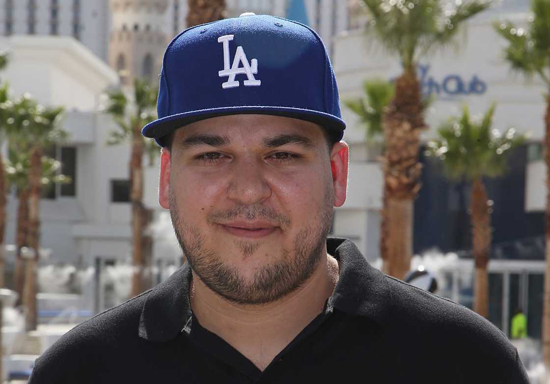 Rob Kardashian attends the Sky Beach Club at the Tropicana Las Vegas in Las Vegas, Nevada. Rob Kardashian attends the Sky Beach Club at the Tropicana Las Vegas in Las Vegas, Nevada.