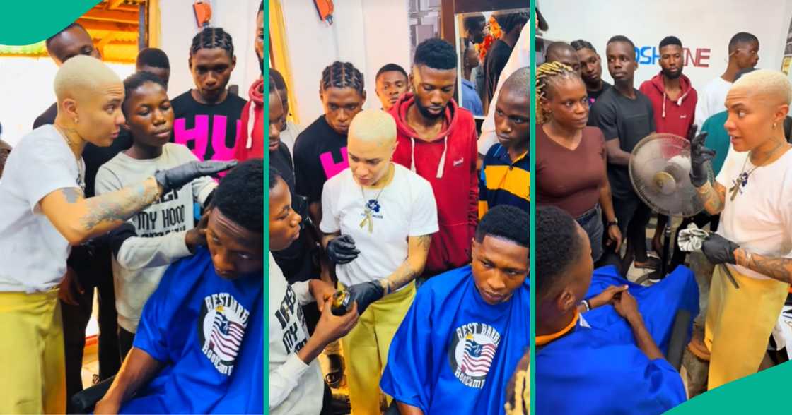 Barbers in Nigeria/Teaching professional barbers.