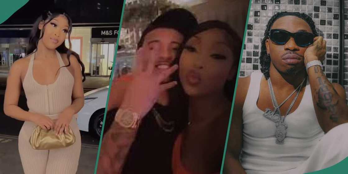 Mayorkun's ex girlfriend shares video of her with Marcus Rashford. Mayorkun's ex girlfriend shares video of her with Marcus Rashford.